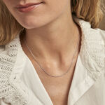 Chaine Tamsina Argent Blanc - Colliers fantaisie Femme | Marc Orian