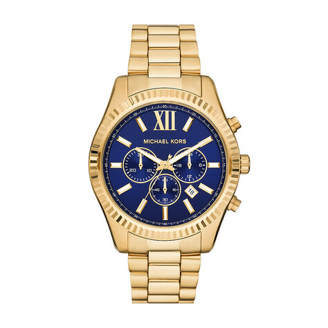 Montre Michael Kors Lexington Bleu - Montres &eacute;tanches Homme | Marc Orian