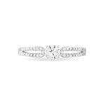 Bague Solitaire Katalina Or Blanc Diamant - Solitaires Femme | Marc Orian