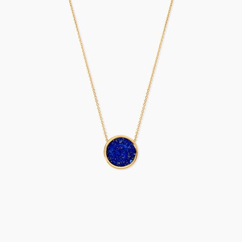 Collier Florica Or Jaune Lapis Lazuli - Colliers avec pierres Femme | Marc Orian