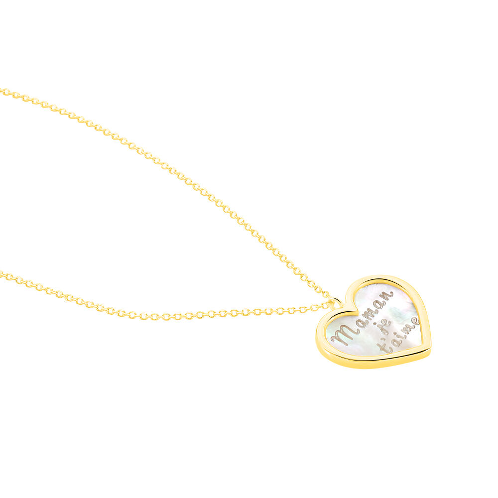 Collier Josine Or Jaune Nacre - Colliers avec pierres Femme | Marc Orian