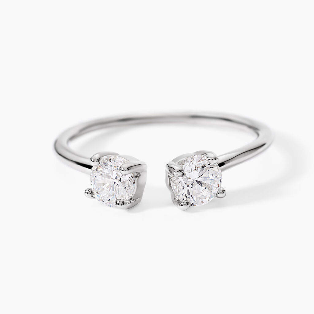Bague Agnes Argent Blanc Oxyde De Zirconium - Bijoux fantaisie Femme | Marc Orian