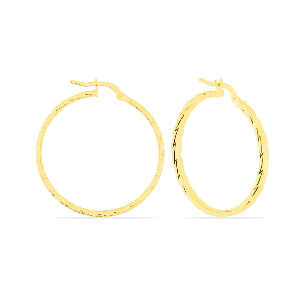 Cr&eacute;oles Deniz Or Jaune - Cr&eacute;oles Femme | Marc Orian