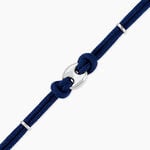 Bracelet Fabrice Acier Blanc - Bracelets cordons Homme | Marc Orian