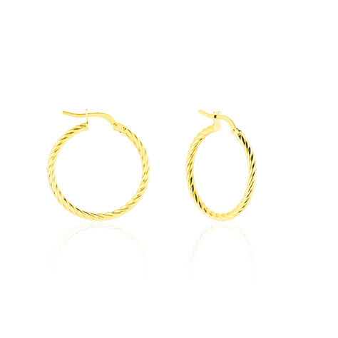 Créoles Bartimee Or Jaune - Boucles d'oreilles Créoles Femme | Marc Orian