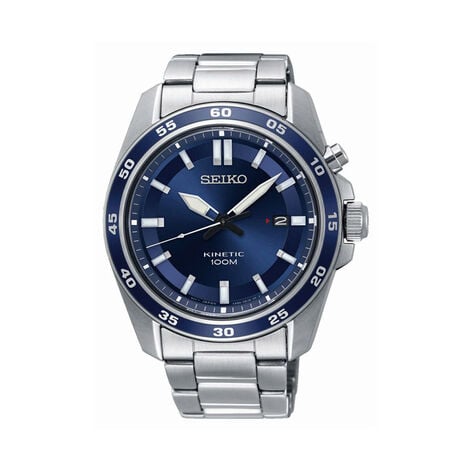 Montre Seiko Sport Kinetic Bleu - Montres &eacute;tanches Homme | Marc Orian