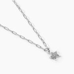 Collier Etincelante Argent Blanc - Colliers ras du cou Femme | Marc Orian