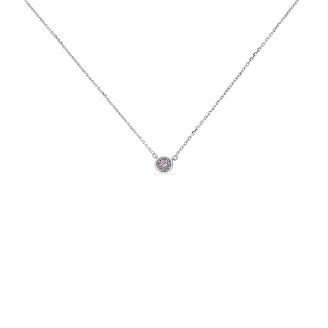 Collier Auxana Argent Blanc Oxyde De Zirconium - Colliers avec pierres Femme | Marc Orian