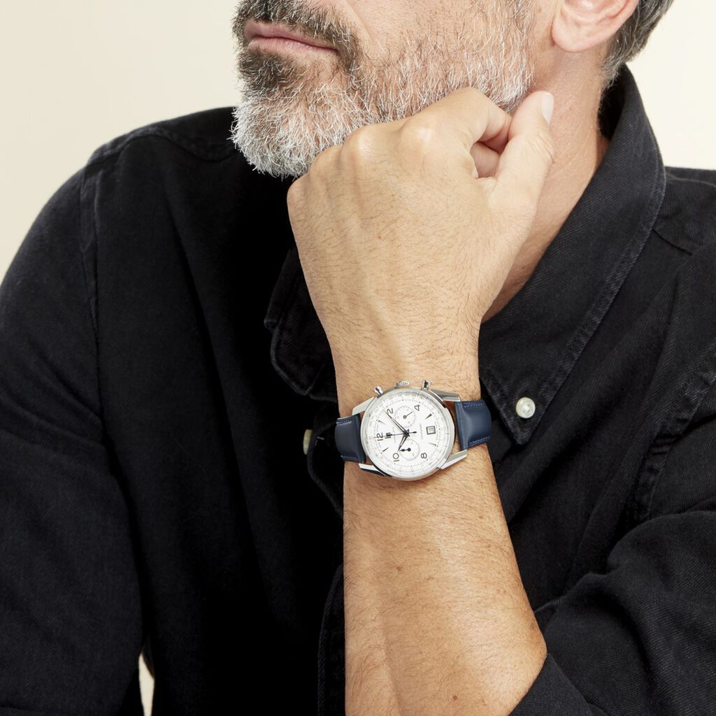 Montre Lip Himalaya Blanc Argenté - Montres classiques Homme | Marc Orian
