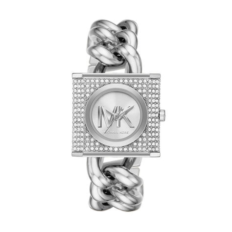 Montre Michael Kors Chain Lock Argenté - Montres étanches Femme | Marc Orian