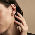 Boucles D'Oreilles Puces Barnabas Or Jaune Oxyde De Zirconium - Puces Femme | Marc Orian