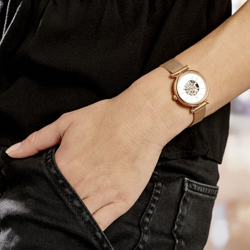 Montre automatique top femme fossil