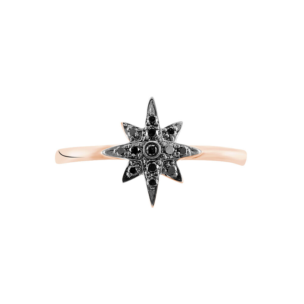Bague Laetia Or Rose Diamant - Bagues pierres précieuses Femme | Marc Orian