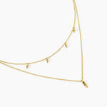 Collier Poem Argent Jaune P&eacute;ridot - Colliers avec pierres Femme | Marc Orian