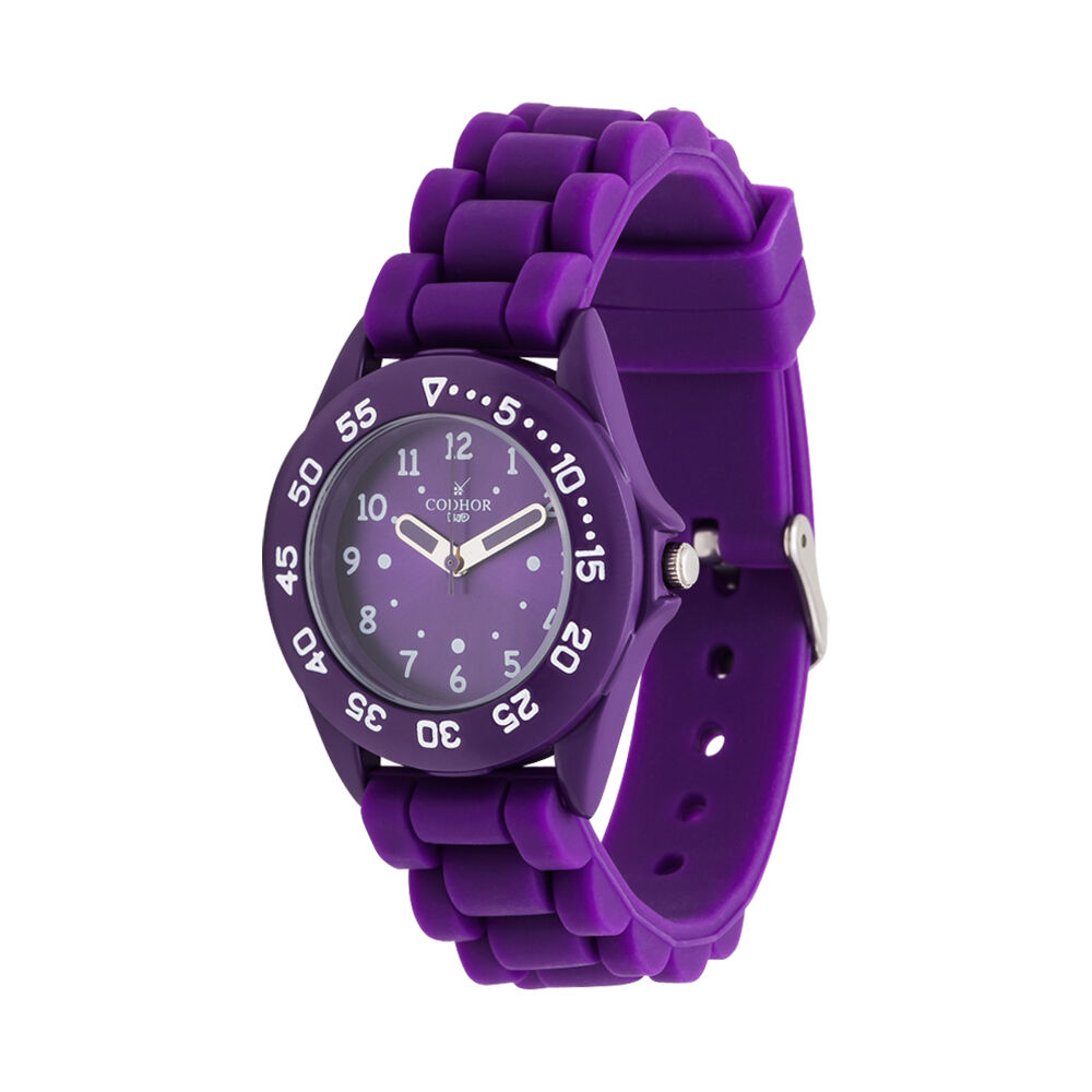 Montre Codhor Kid Plastique Violet - Montres étanches Enfant | Marc Orian