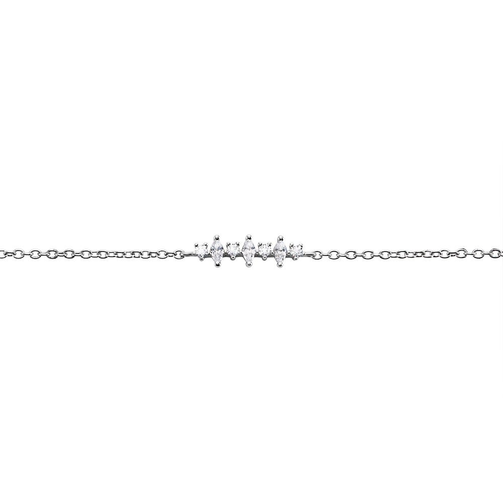 Bracelet Argent Eden Oxyde De Zirconiums - Bracelets chaînes Femme | Marc Orian