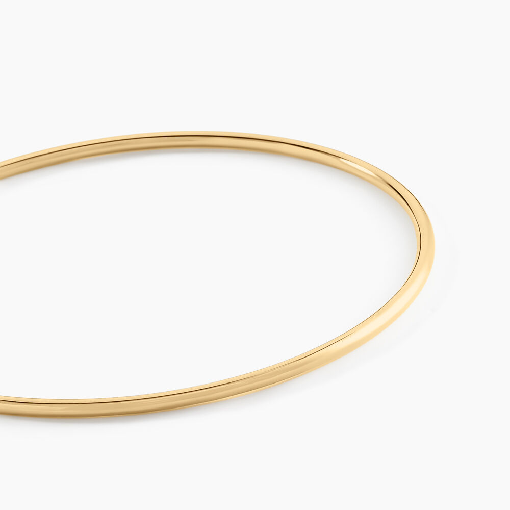 Bracelet Jonc Xylina Fil Rond Lisse Or Jaune - Bracelets joncs Femme | Marc Orian