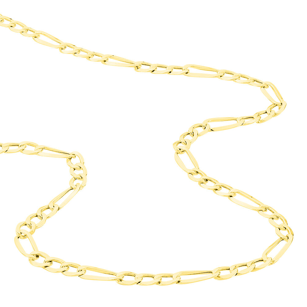 Chaîne Cameo Maille Alternee 1/3 Or Jaune - Chaines Homme | Marc Orian