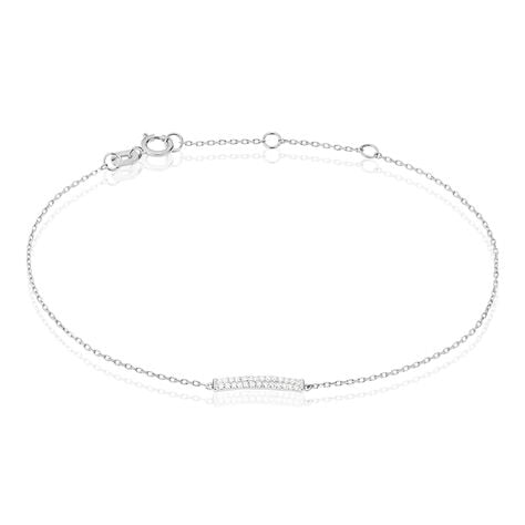 Bracelet Amani Or Blanc Diamant - Bracelets cha&icirc;nes Femme | Marc Orian