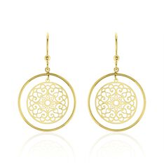 Boucles D'oreilles Serguiane Or Jaune - Boucles d'oreilles Pendantes Femme | Marc Orian