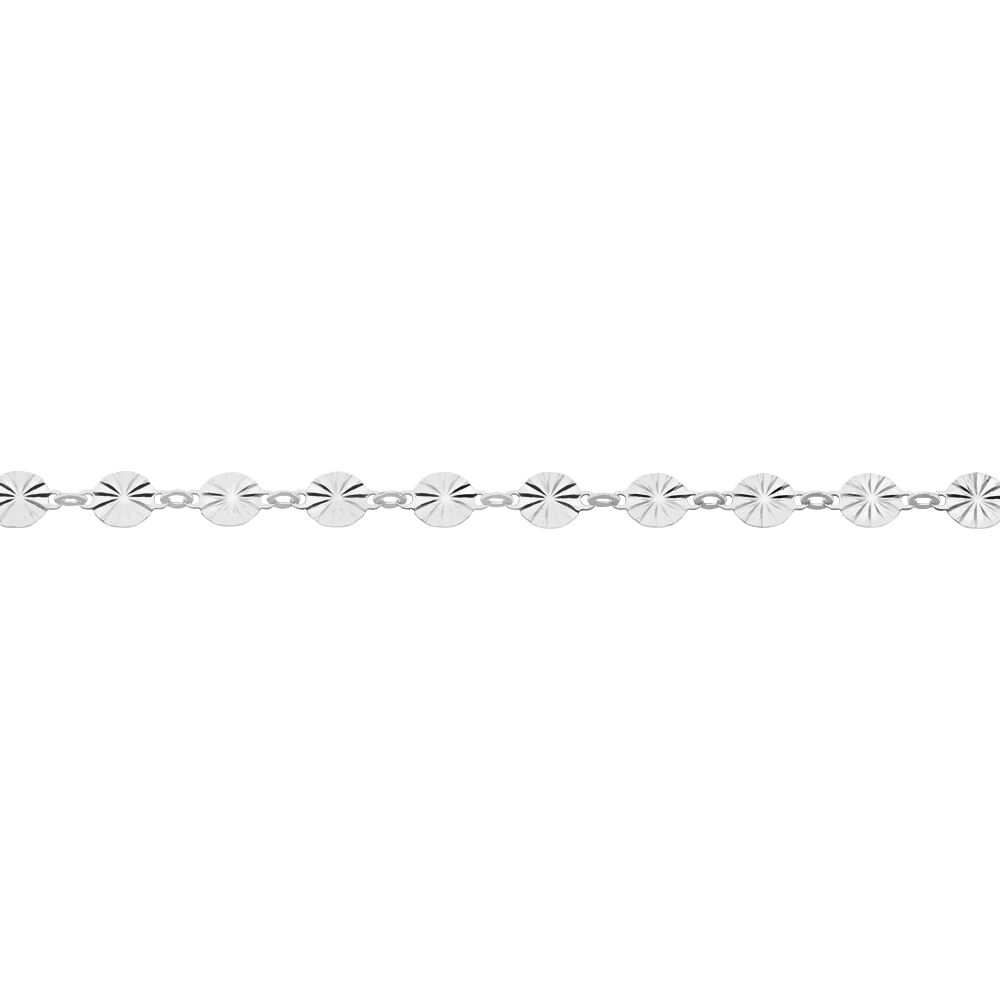 Bracelet Argent Blanc Raitha M - Bracelets mailles Femme | Marc Orian