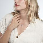 Collier Salvia Argent Blanc Opale - Colliers avec pierres Femme | Marc Orian