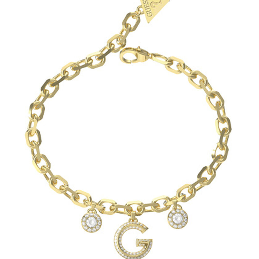 Bracelet Guess G Crystal Acier Jaune Oxyde De Zirconium - Bracelets cha&icirc;nes Femme | Marc Orian