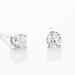 Boucles D'oreilles Puces Aphrodite Or Blanc Diamant - Puces Famille | Marc Orian