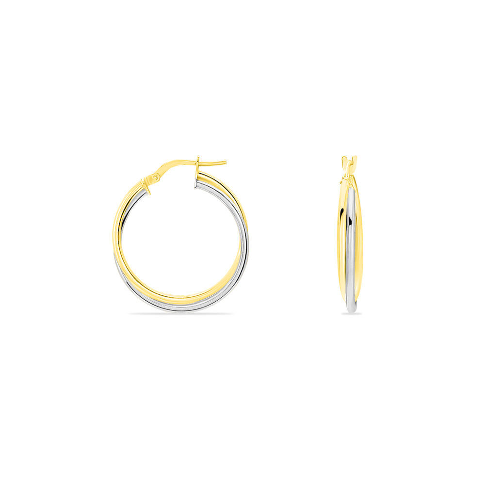 Cr&eacute;oles Tita Or Bicolore - Cr&eacute;oles Femme | Marc Orian