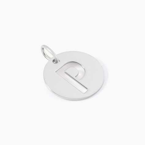 Pendentif Elio P Argent Blanc - Bijoux fantaisie Famille | Marc Orian