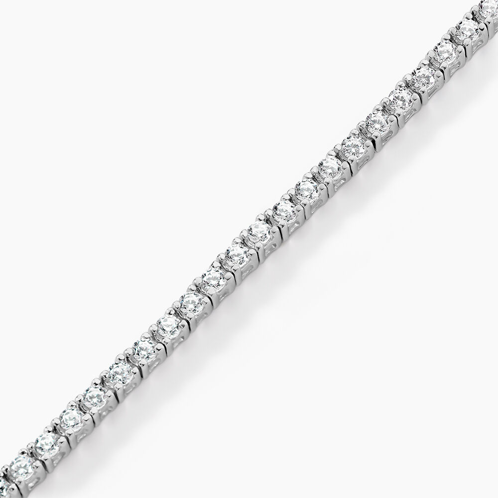 Bracelet Rio Tennis Argent Blanc Oxyde De Zirconium - Bracelets chaînes Femme | Marc Orian