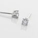 Boucles D'oreilles Puces Aphrodite Or Blanc Diamant - Puces Famille | Marc Orian