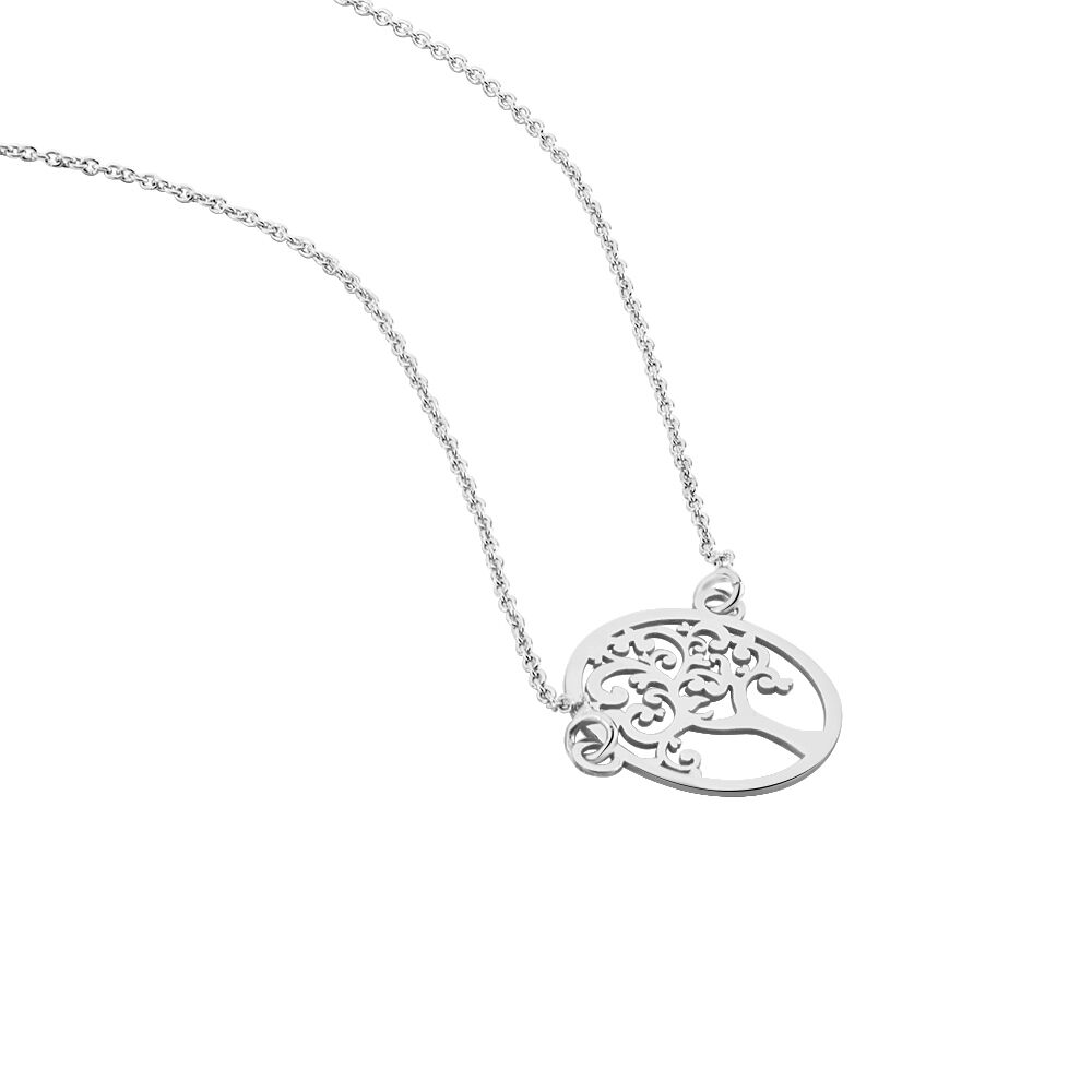 Collier Marijan Argent Blanc - Colliers Femme | Marc Orian