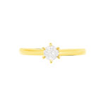 Bague Solitaire Niva Or Jaune Diamant - Solitaires Femme | Marc Orian