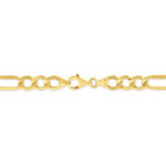 Bracelet Or Jaune Maille Altern&eacute;e - Bracelets mailles Homme | Marc Orian