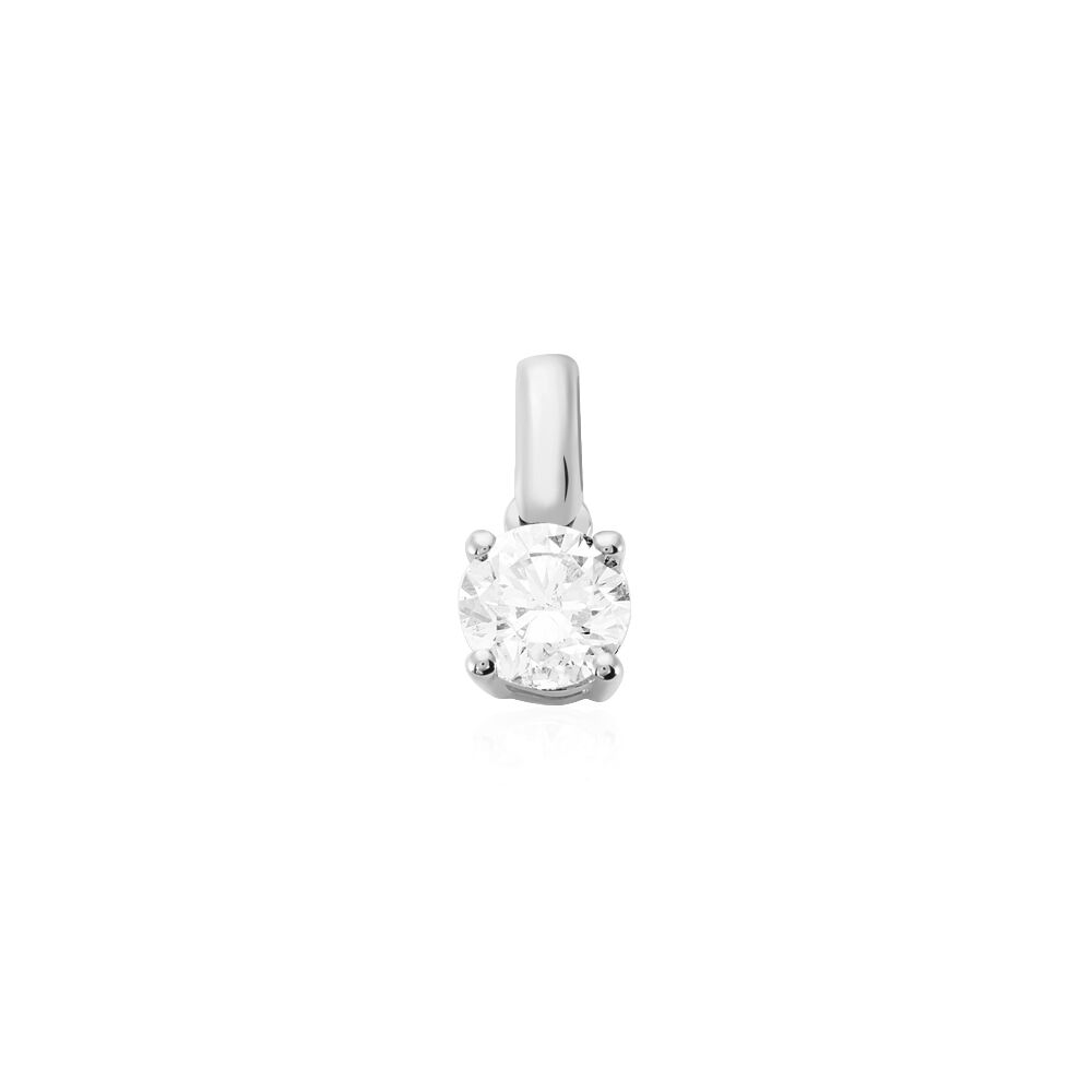 Pendentif Victoria Or Blanc Diamant - Pendentifs Femme | Marc Orian