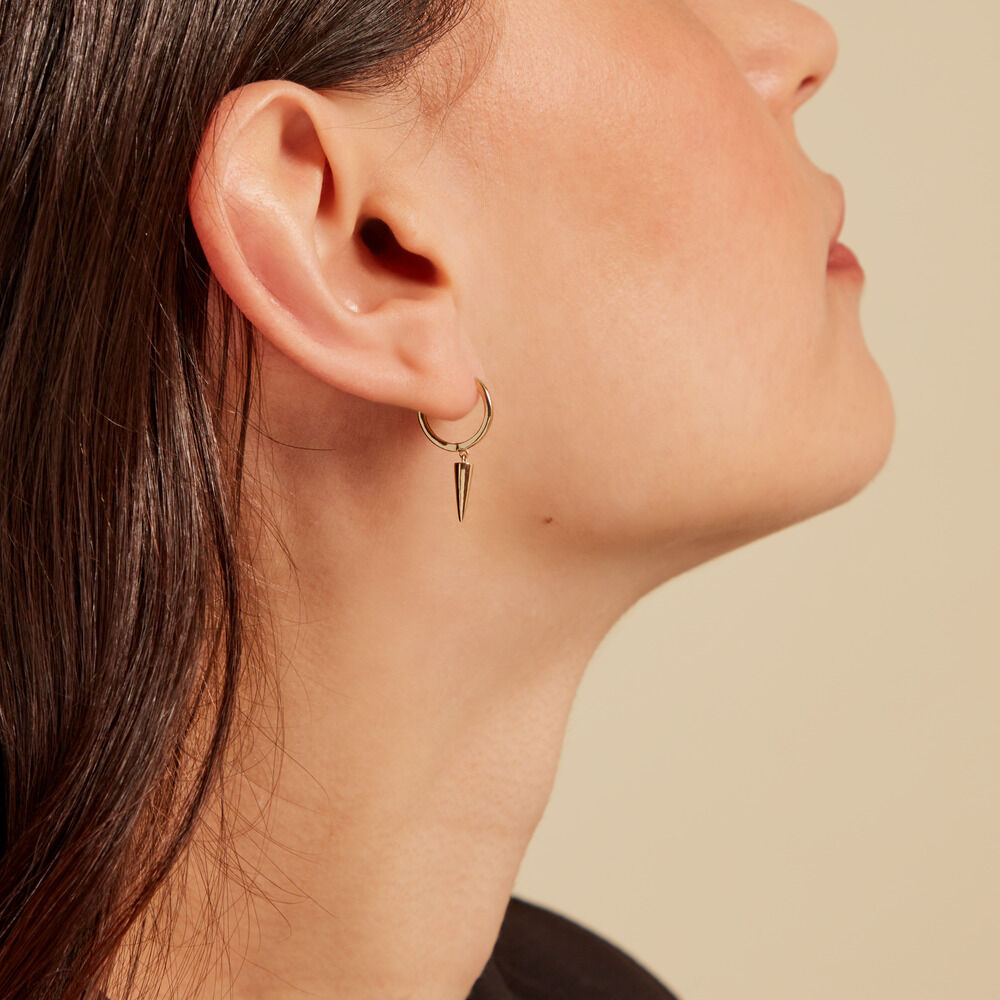 Créole Unitaire Cain Or Jaune - Piercings d'oreilles Famille | Marc Orian
