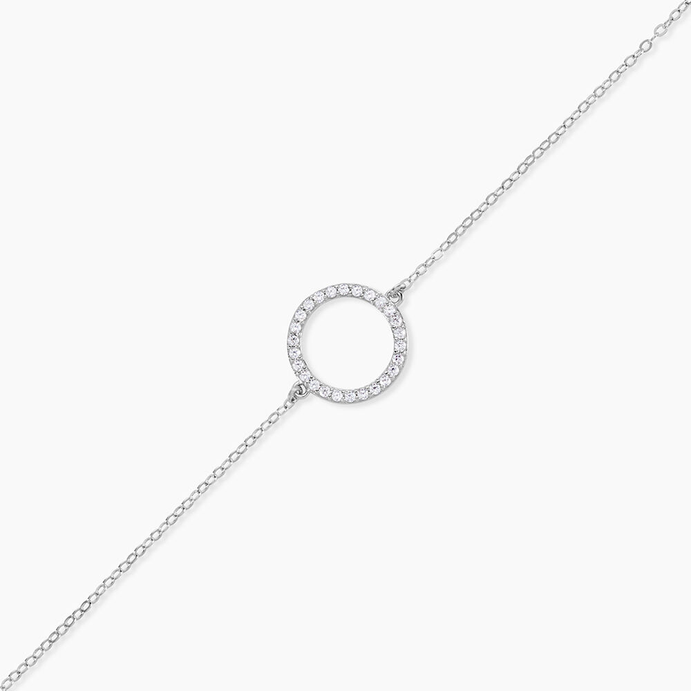 Bracelet Francesca Argent Blanc Oxyde De Zirconium - Bracelets fantaisie Femme | Marc Orian