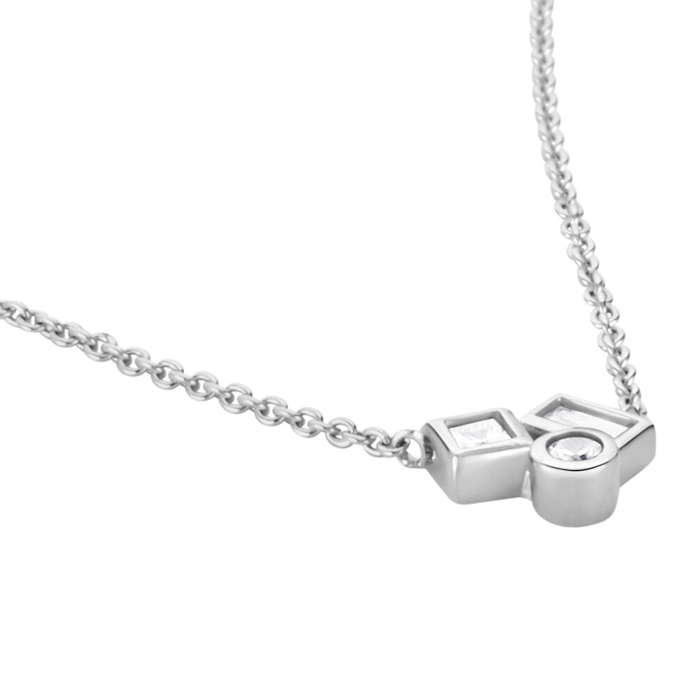 Collier Argent Duredle Oxydes De Zirconium - Colliers avec pierres Femme | Marc Orian