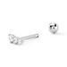 Piercing D'oreille Unitaire Delphie Argent Blanc Oxyde De Zirconium - Piercings d'oreilles Femme | Marc Orian