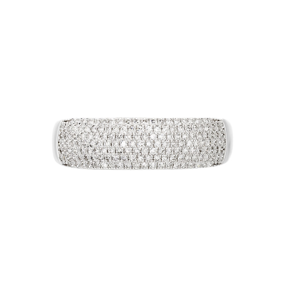 Bague Charlotte Or Blanc Diamant Divers - Bagues pierres précieuses Femme | Marc Orian
