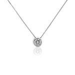 Collier Talya Argent Blanc Oxyde De Zirconium - Colliers solitaires Femme | Marc Orian