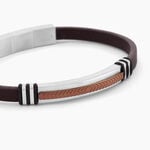 Bracelet Cuir De Vache Marron - Bracelets cuir Homme | Marc Orian