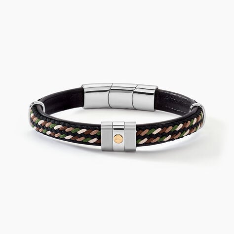 Bracelet Jourdan Cuir Multicolore - Bracelets cuir Homme | Marc Orian