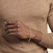 Bracelet Maille Dami Maille Grain De Café Or Jaune - Bracelets mailles Homme | Marc Orian