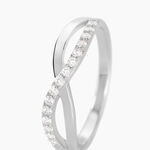 Bague Kassandre Argent Blanc Oxyde De Zirconium - Bijoux fantaisie Femme | Marc Orian