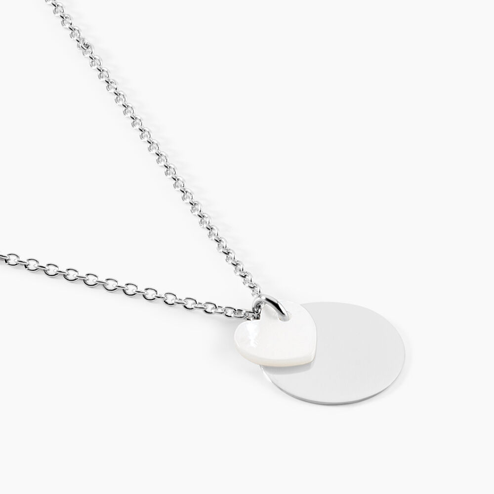 Collier Argent Blanc Tana Nacre - Colliers avec pierres Femme | Marc Orian