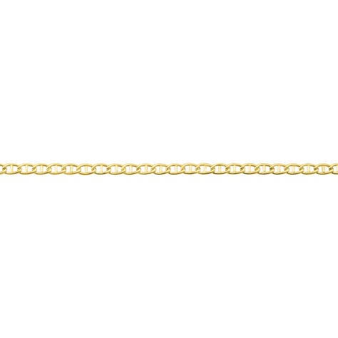 Collier Capucin Or Jaune Maille Marine Plate - Chaines Homme | Marc Orian