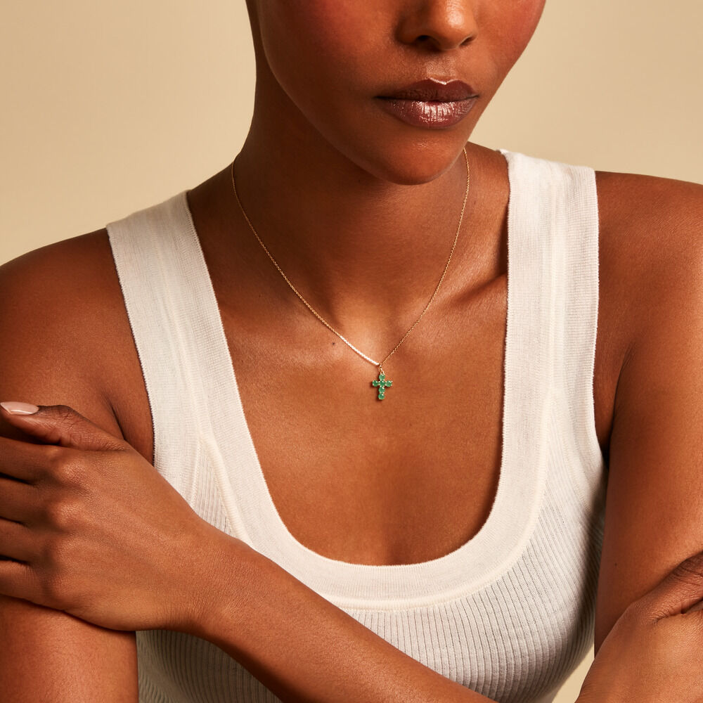 Pendentif Or Jaune Emeraude - Pendentifs Femme | Marc Orian