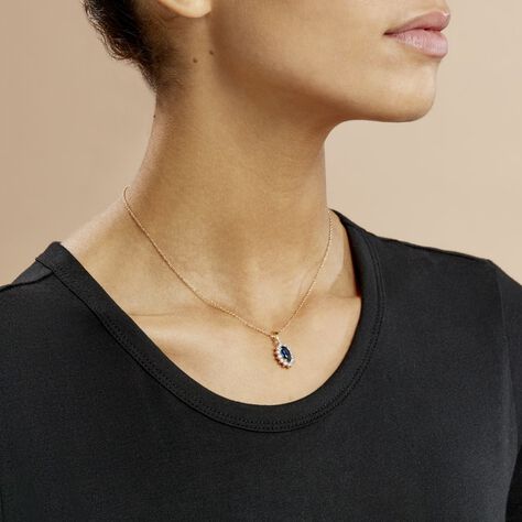 Collier Lisea Plaqué Or Jaune Verre Et Oxyde De Zirconium - Colliers Femme | Marc Orian